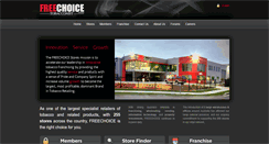 Desktop Screenshot of freechoicestores.com.au